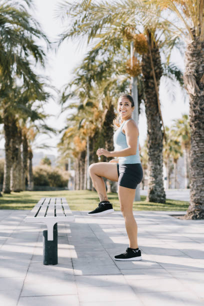 istock Woman Starting a Workout Outdoors 641267710