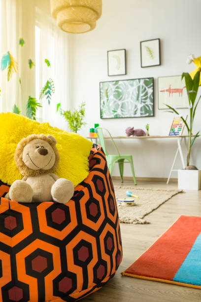 Child room with sack chair