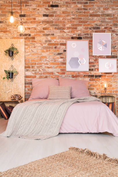 istock Bedroom with double bed 641270564