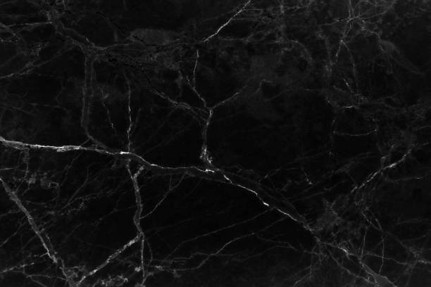 istock Black marble natural pattern for background, abstract black and white 641270960