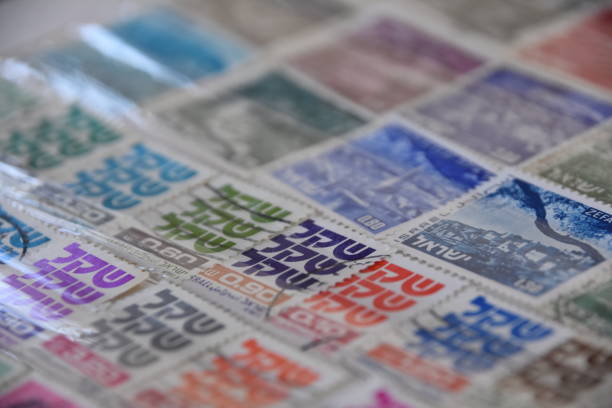 istock Collection of Israel postage stamps 641282010