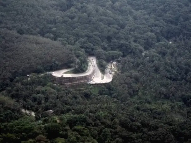 Photo of Winding road on the Western Ghat mountain rage at Wayanad, Kerala