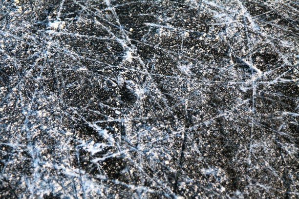 istock Background of frozen lake. 641292154