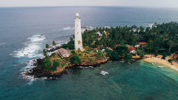 istock Aerial view of lighthouse in Sri Lanka 641294094