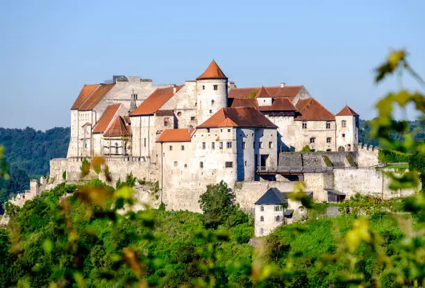 famous old town of burghausen - bavaria - germany