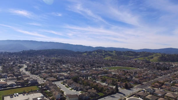 istock Aerial view of Gilroy 641298076