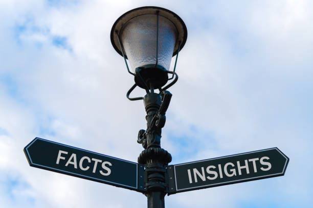 istock Facts versus Insights directional signs 641303780