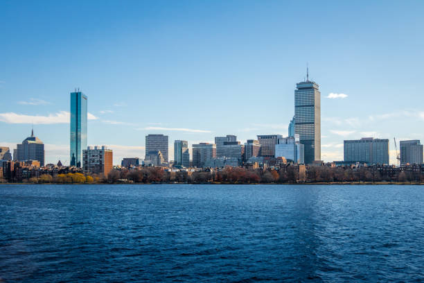 istock Boston skyline seen from Cambridge - Massachusetts, USA 641304446