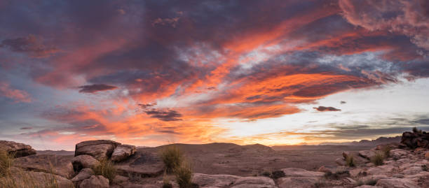 istock Sunset stone desert, Talsint, Morocco 641308446
