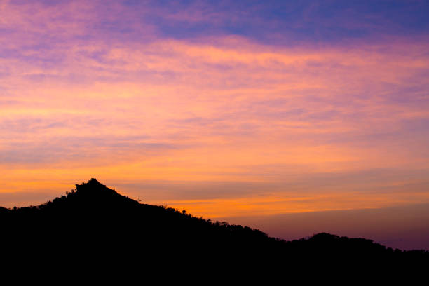 istock view of mountain siluate after sunset 641316354