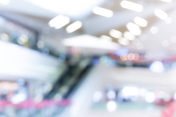 istock Abstract background of shopping mall 641318056