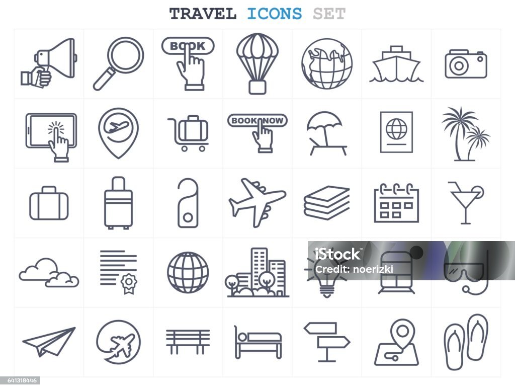 Travel and Tourism icons set flat design Travel and Tourism icons set flat design. vector illustration eps-10. Icon Symbol stock vector