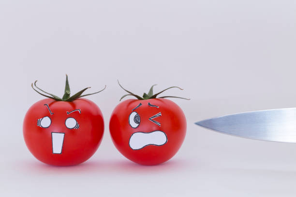 50+ Fresh Red Tomato With Scared Face Stock Photos, Pictures & Royalty ...