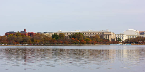 istock Washington DC panorama near Tidal Basin in fall. 641322576