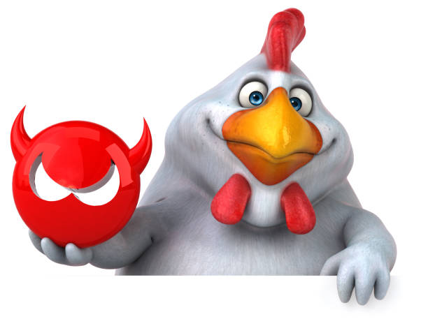 Evil Chicken Colour In 150+ Evil Chicken Illustrations Illustrations, Royalty-Free Vector ...