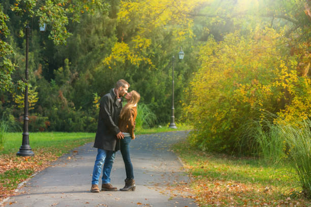 istock Young couple in the park 641327870