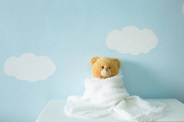 many pink Teddy bears. Happy Valentine's day, children, kids, shop, print, textile concept.