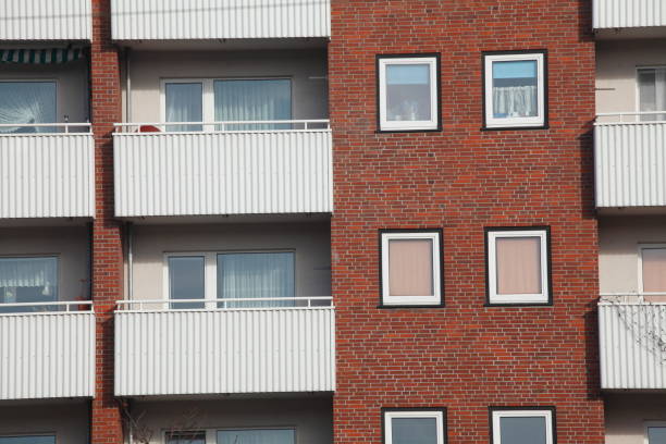 istock Residential building, balconies 641331708