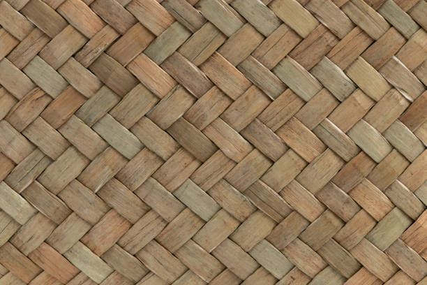 istock traditional thai style pattern nature background of brown handicraft weave texture bamboo surface for furniture materia 641337950