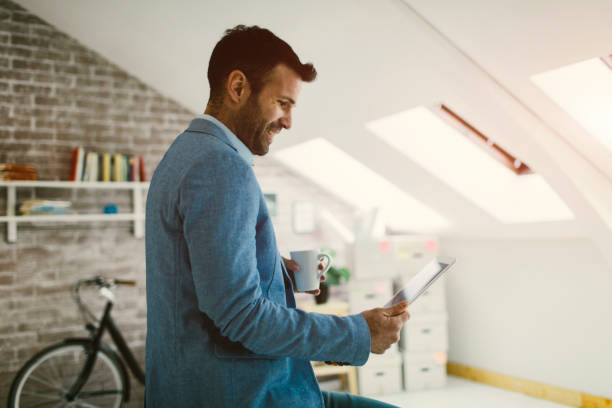 istock Businessman working in his office 641338196