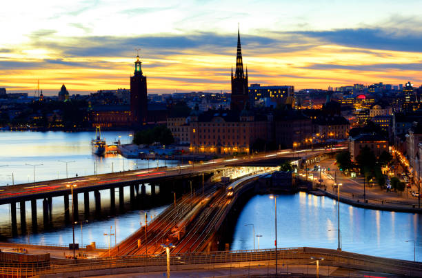 City view of Stockholm, the capital of Sweden
