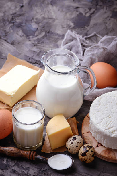 istock Milk, cottage cheese, sour cream, butter, eggs 641341114