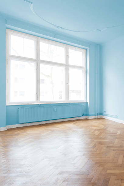 istock Home Interior - new apartment in old building 641341254