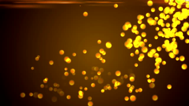 Gold particles are repulsed from the floor
