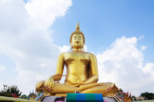 istock Giant buddha of Wat Muang 641347152