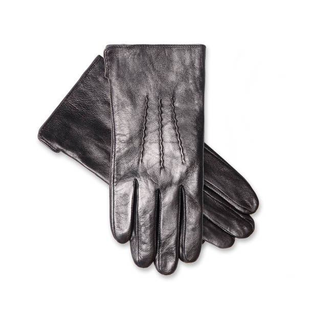 istock black men's leather gloves isolated on white 641349924