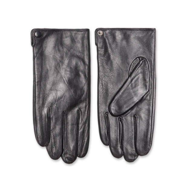 istock black men's leather gloves isolated on white 641349990