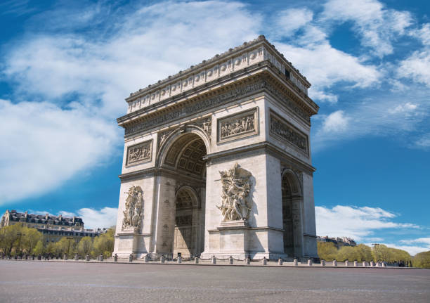 istock Arc de Triumph in Paris, France 641350752