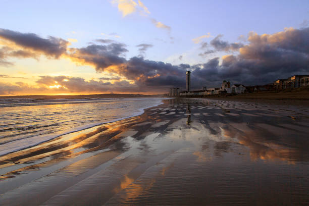 istock Swansea Beach at Sunset, SA1. 641353766