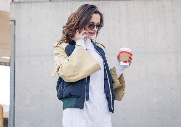 istock Cute girl talking on the phone 641355572
