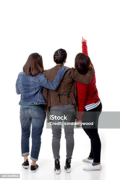 Friends Stock Photo - Download Image Now - Rear View, Group Of People, People