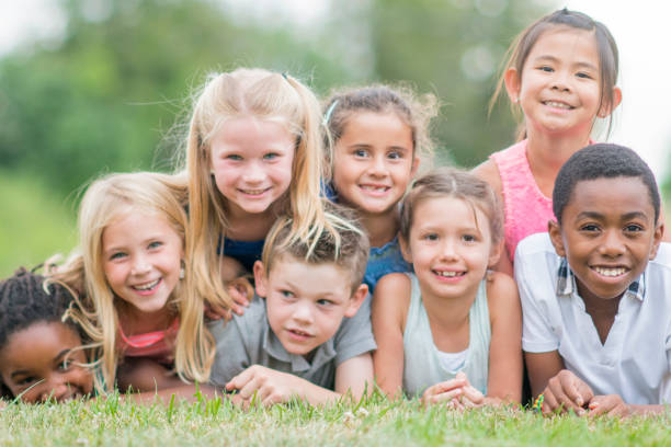 istock Kids in a Dog Pile 641365408