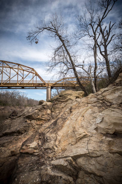 Sandstone View of Old Iron Bridge