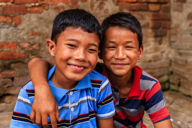 istock Two young Nepalese boys in Bhaktapur 641370766