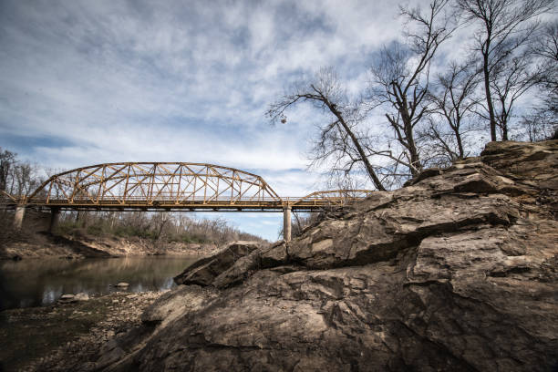 istock Pretty View of landscape and Bridge 641370928