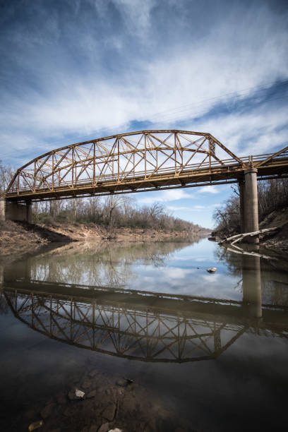 istock Refection of Iron Bridge 641371002