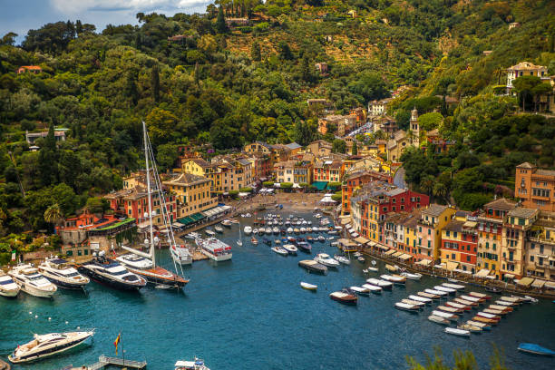 istock Portofino Harbour Zoom 641375784