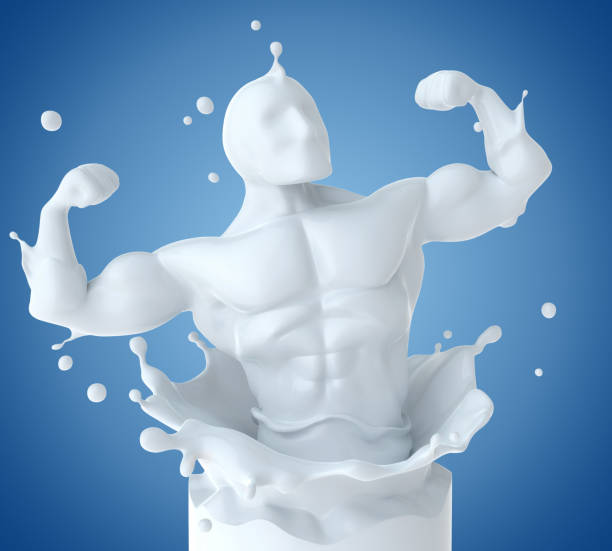 istock Natural milk means the health 641382124
