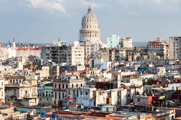istock Havana, Aerial View at Sunset, Cuba 641386860