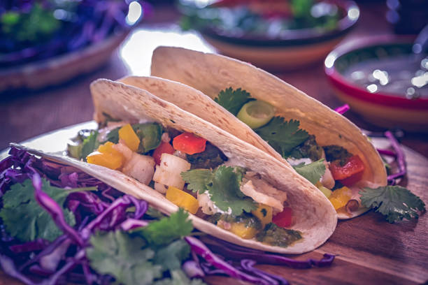 istock Fish Tortilla Sandwich with Vegetables 641387526