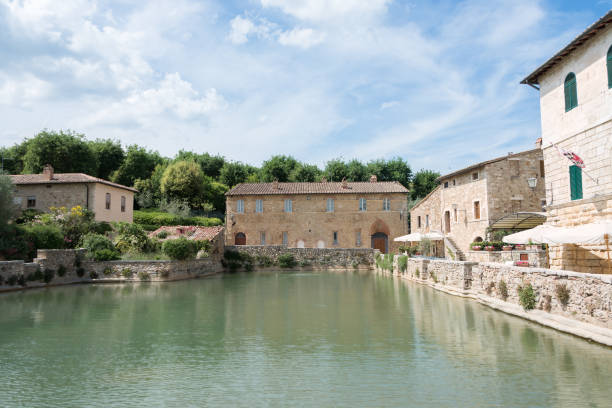 istock Bagno Vignoni ancient bath in Tuscany 641388100