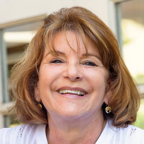 istock Smiling senior housewife 641388548