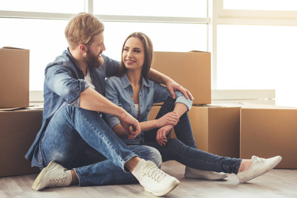 istock Beautiful couple moving 641390772