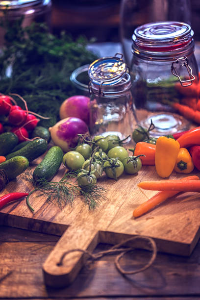 istock Preserving Organic Vegetables in Jars 641390876