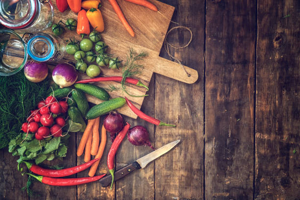 istock Preserving Organic Vegetables in Jars 641390924