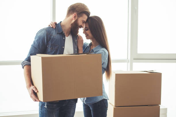 istock Beautiful couple moving 641392636